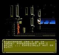 une photo d'Ã©cran de Nightshade sur Nintendo Nes